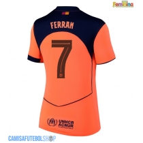 Camisa de time de futebol Barcelona Ferran Torres #7 Replicas 3º Equipamento Feminina 2025-26 Manga Curta